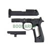 Boomarms Custom Aluminium Slide & Frame set for WA Beretta M9A1 (Black) **Rail**